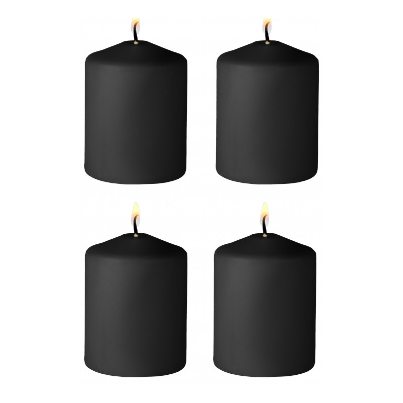 Ouch! Lot de 4 Bougies Tease Candle Figue noire 24g